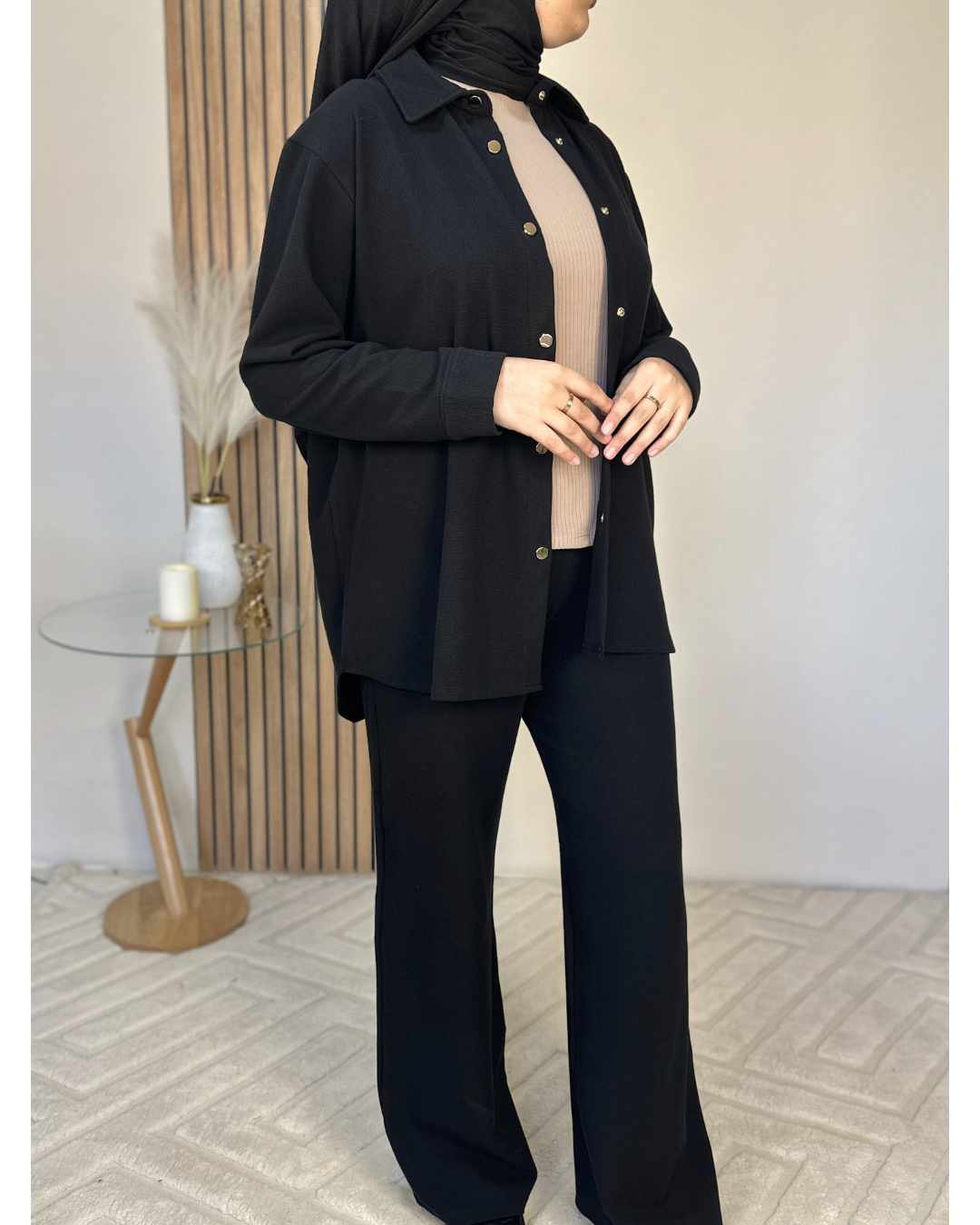 Ensemble Chemise PROMO AID - Taille: Taille 1 = 36-38-40 | Couleur: Noir