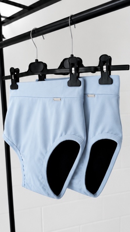 Culotte menstruelle – XS & S - Taille: S =34-36 | Couleur: Bleu ciel 