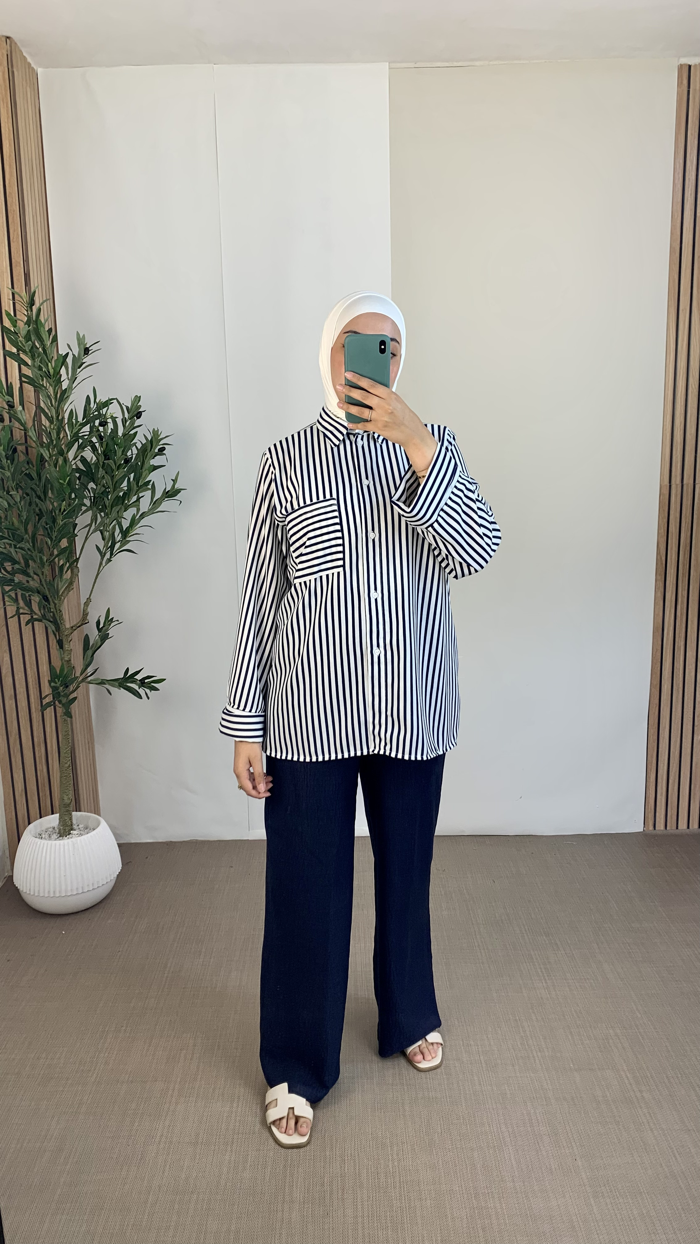 Ensemble à rayures 