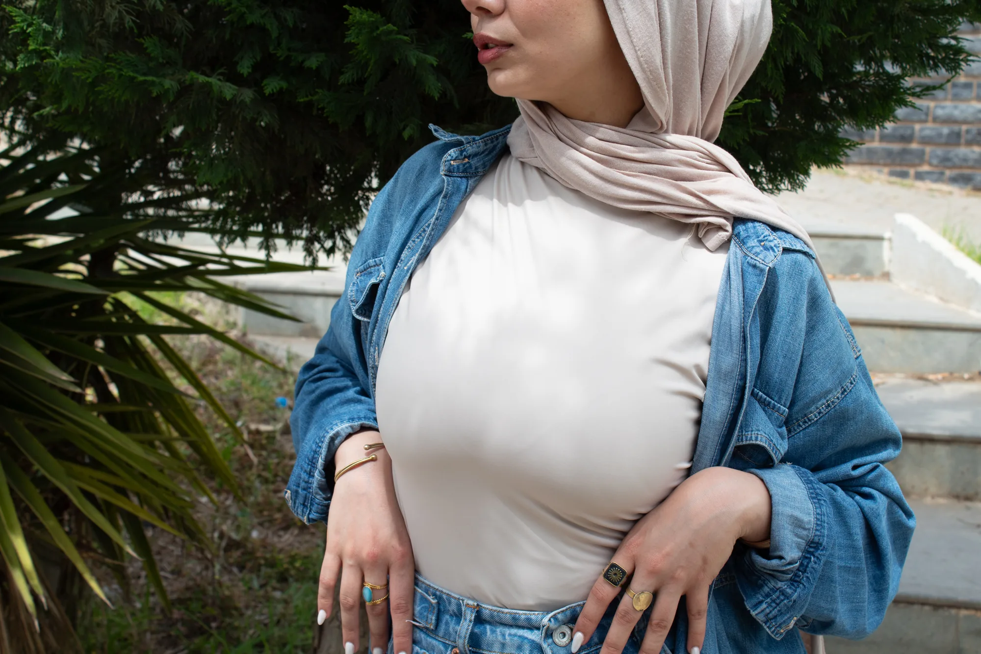 body sans manches - Taille: Taille 1 = 36-40 | Couleur: Beige