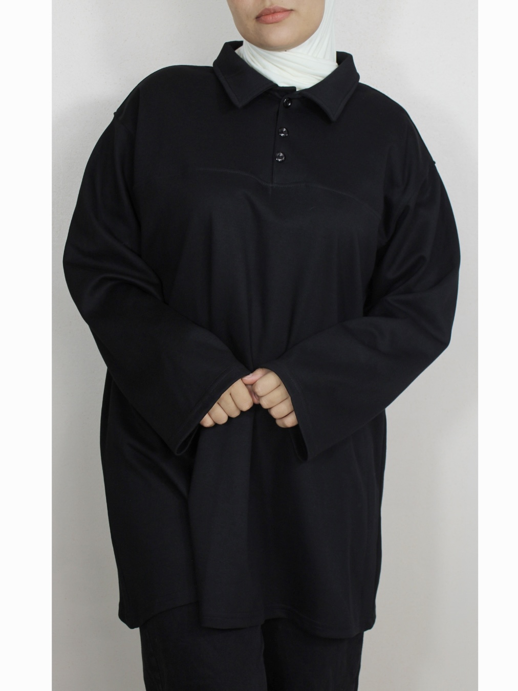 Polo modeste à boutons 