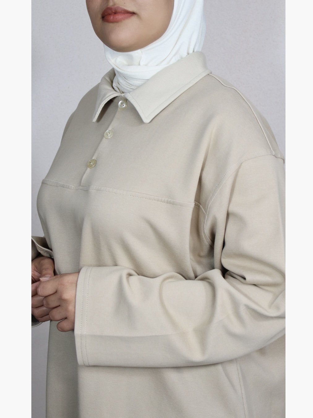 Polo modeste à boutons 