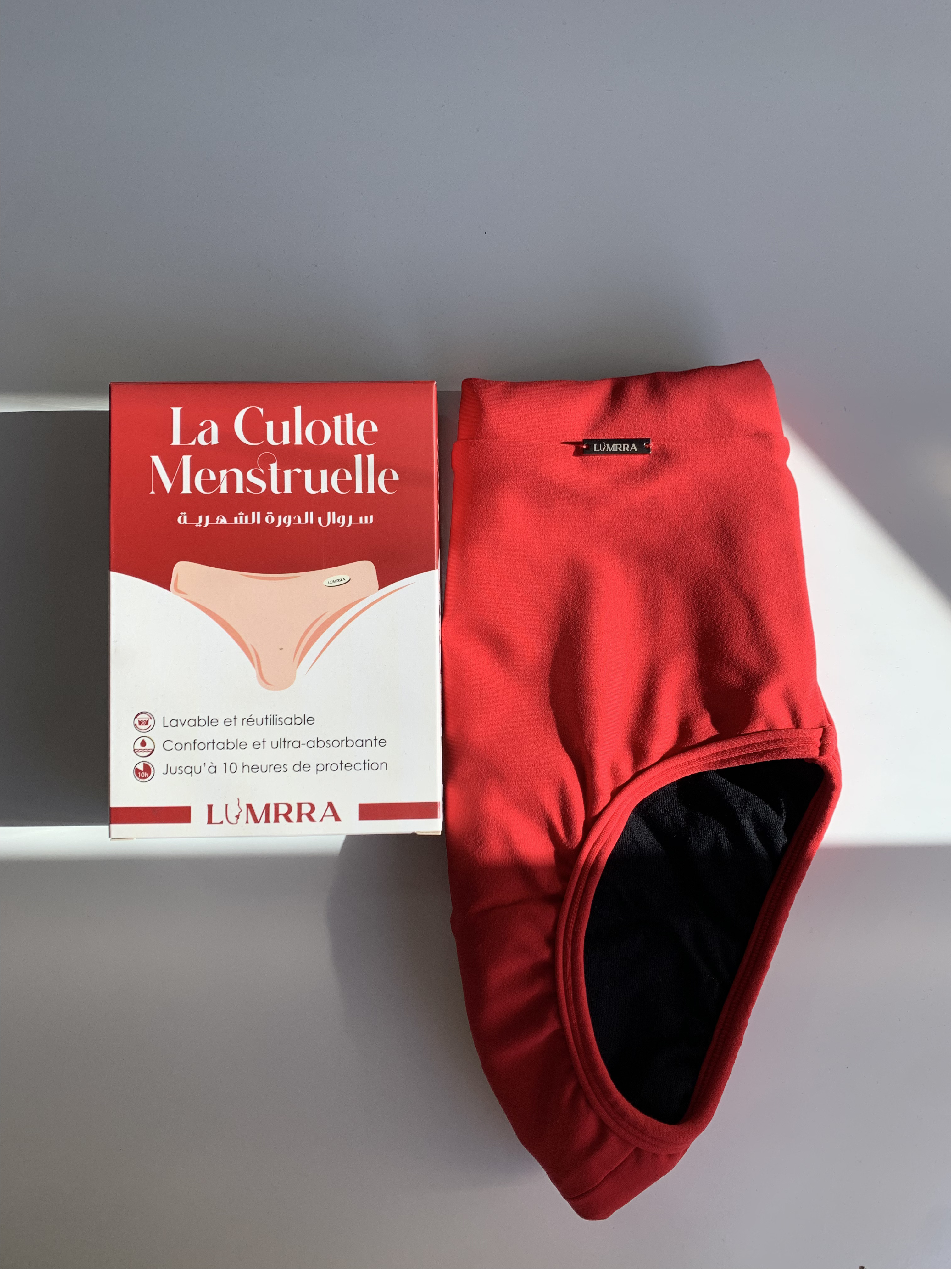 Culotte menstruelle ado – XS & S - Taille: XS | Couleur: Rouge