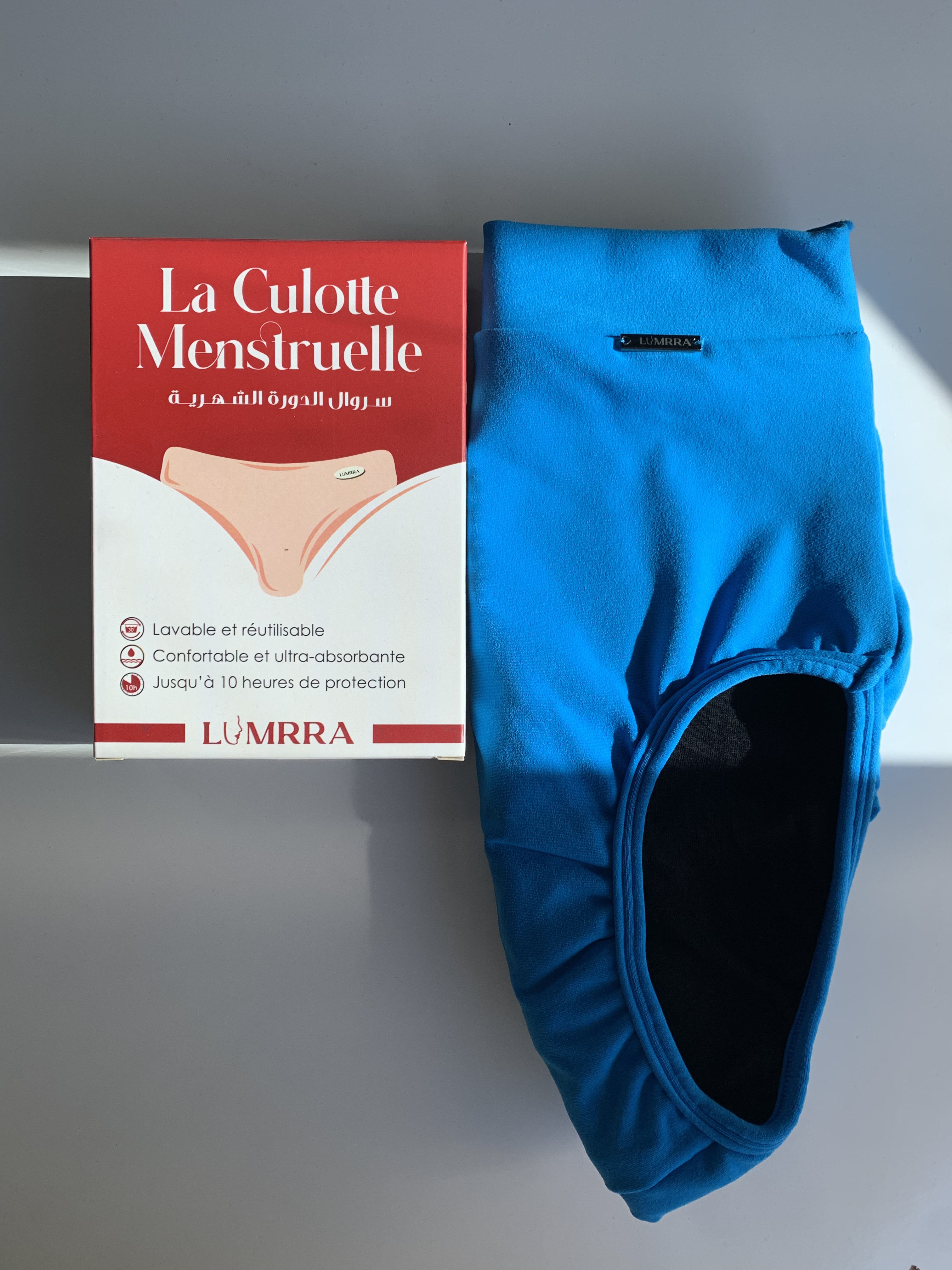 Culotte menstruelle ado – XS & S - Taille: XS | Couleur: Bleu azur