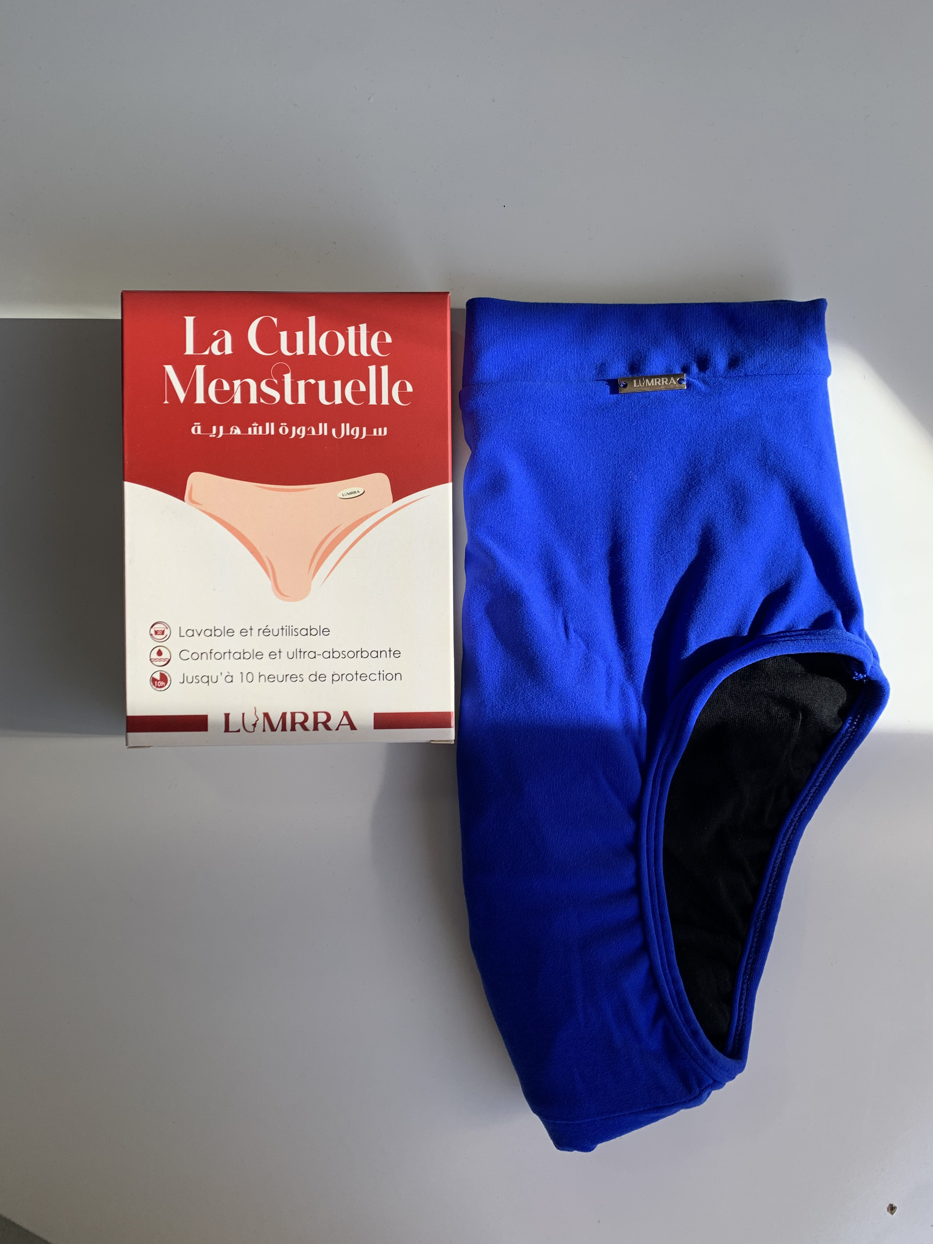 Culotte menstruelle ado – XS & S - Taille: XS | Couleur: Bleu Roi