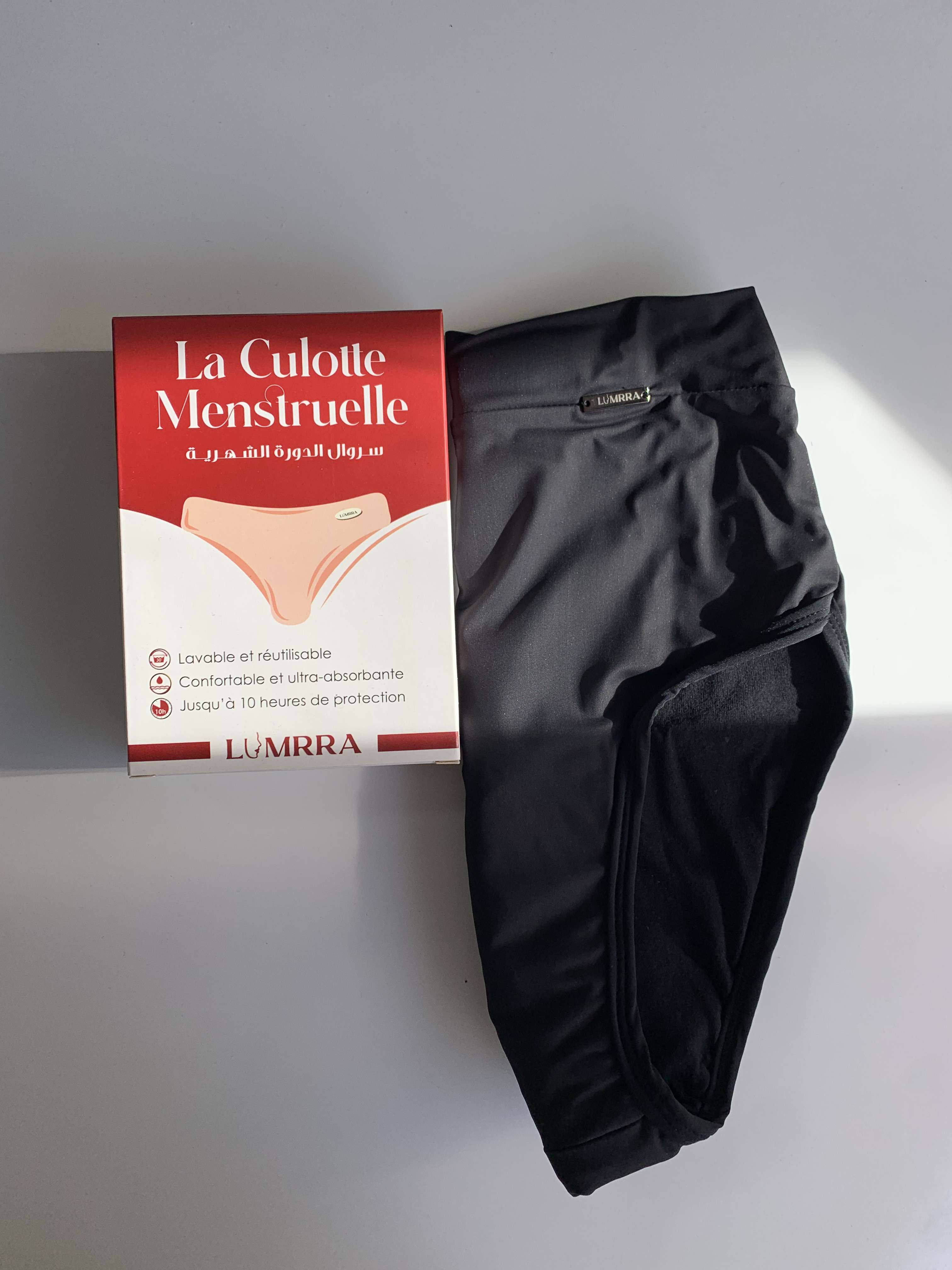 Culotte menstruelle ado – XS & S - Taille: XS | Couleur: Noir 