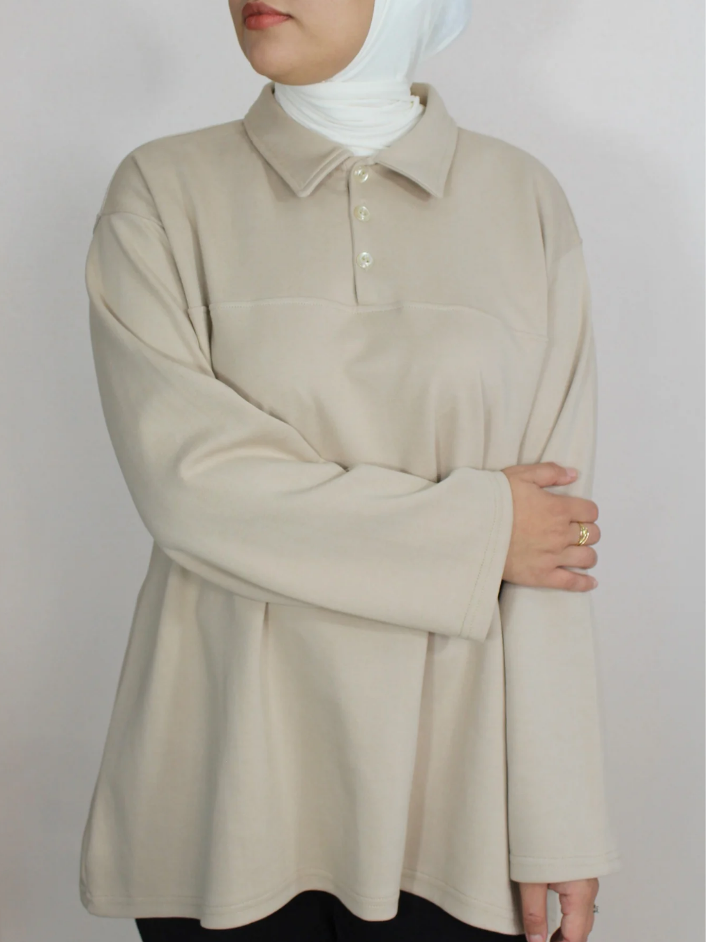 Polo modeste à boutons 