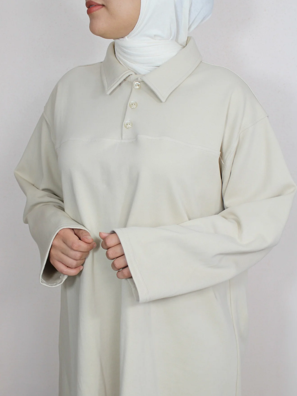 Polo modeste à boutons 