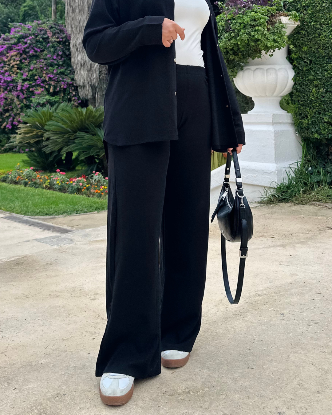 Pantalon taille haute – Confort & chic